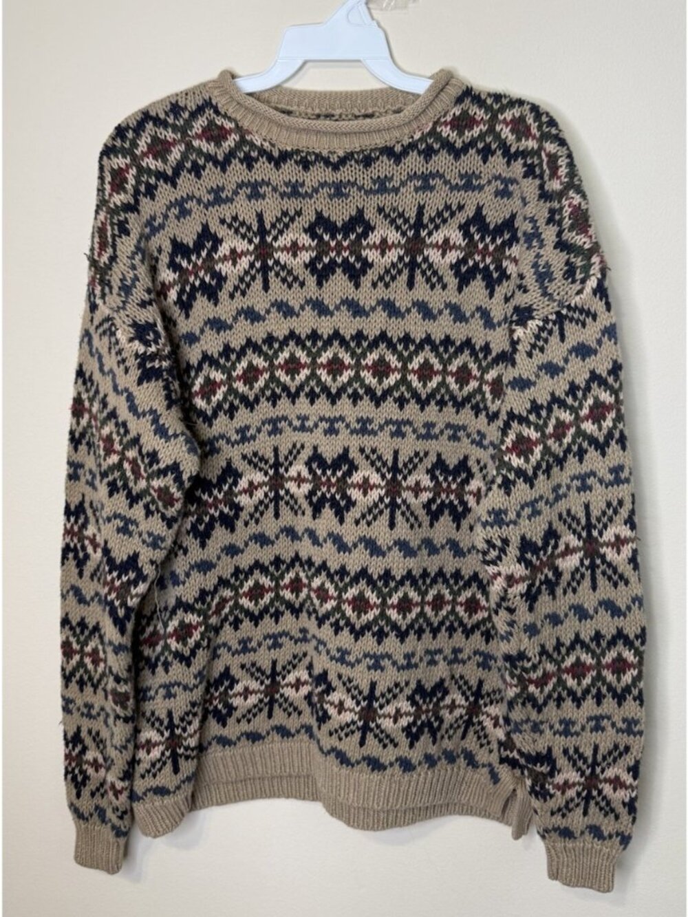 Vintage Y2K Aeropostale Sweater Fair Isle Nordic Knit Chunky Grunge